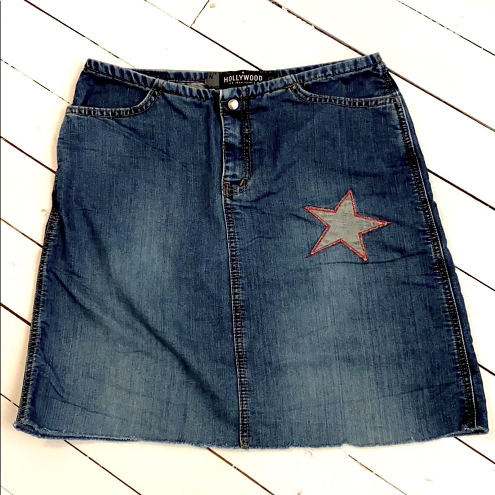 Hollywood Jeans Denim Mini Skirt